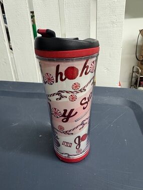 Starbucks Tumbler 2007 Holiday 16 oz Christmas Candy Sweets Travel Mug Cup